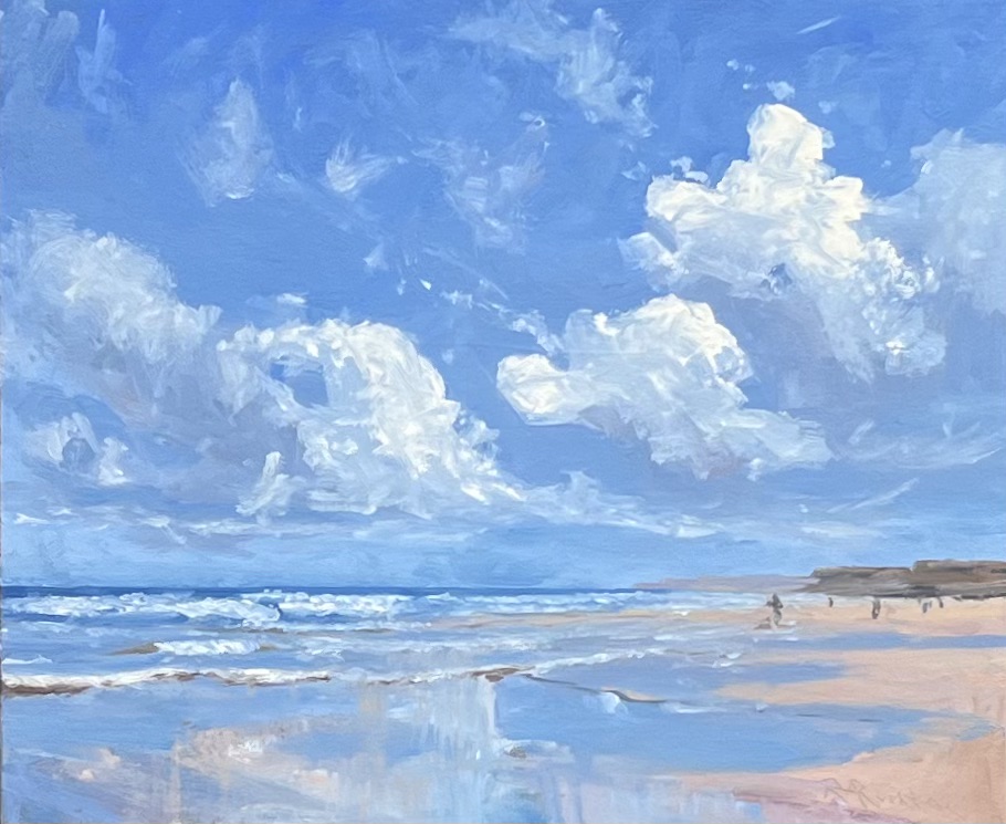 on the beach Sold. 60mm x 80mm