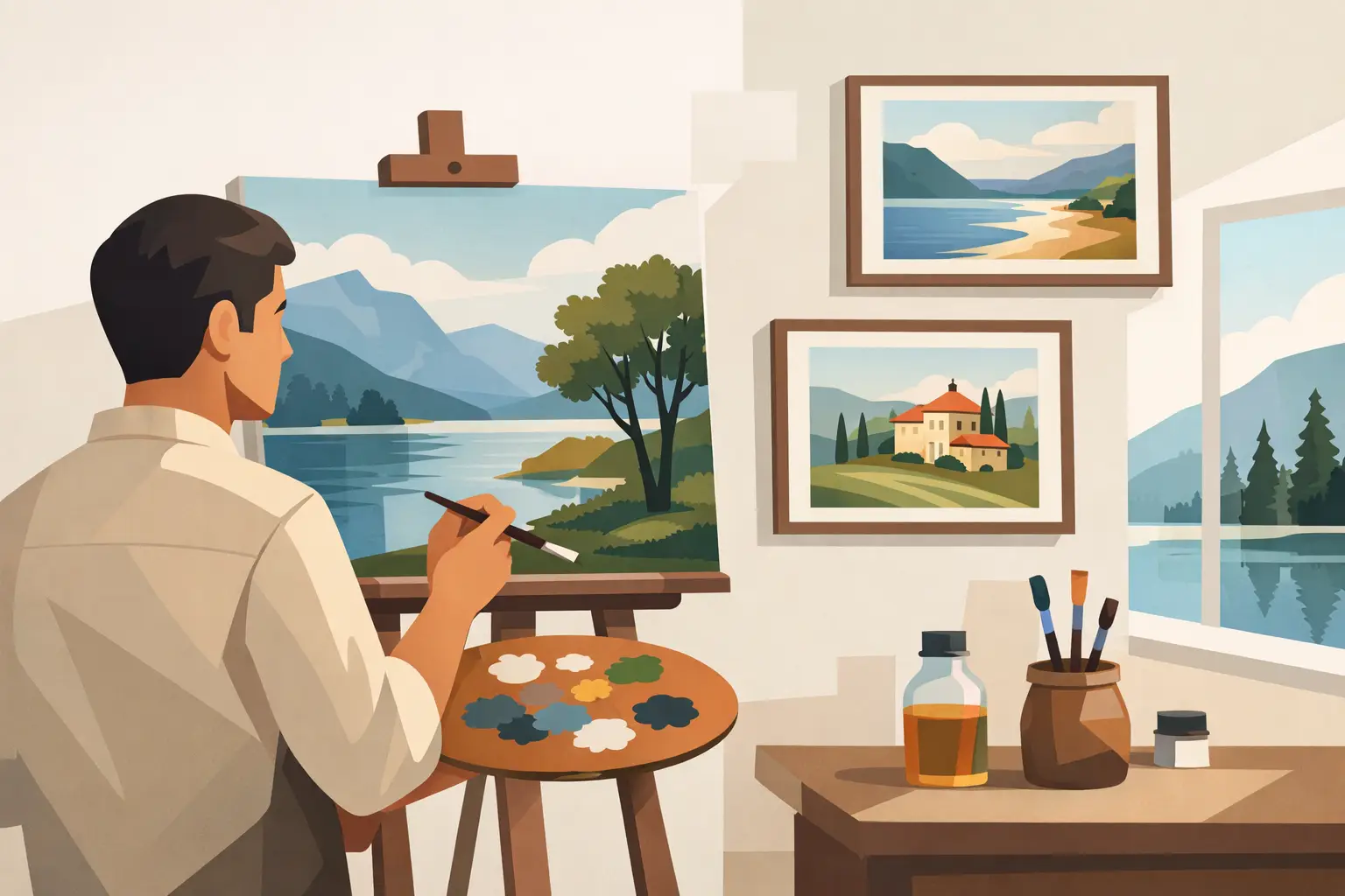 Commissioned Oil Paintings With a Sense of Place