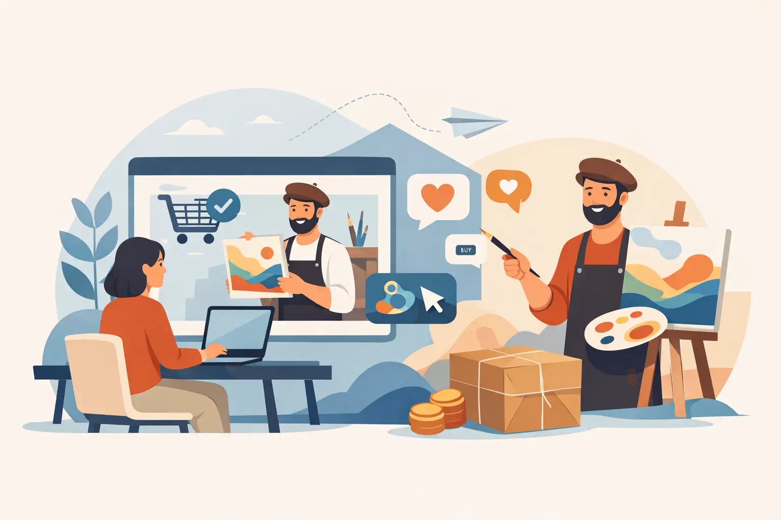 Why Buy Art Directly From the Artist Online?